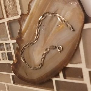 Vintage Sterling Braided bracelet